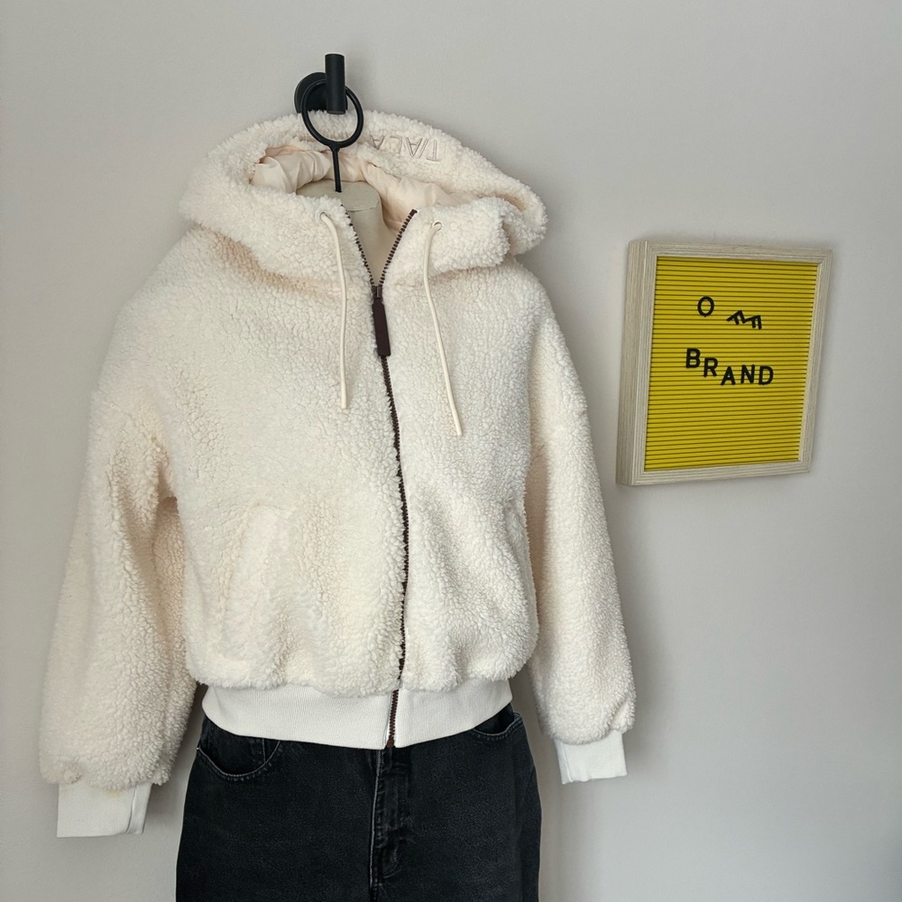 Women's Cozy Cream Teddy Jacket
